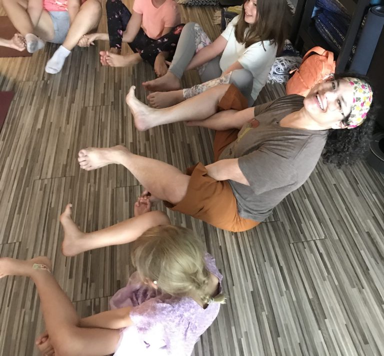 Garden Club Group Yoga Pose with Amy Haysman