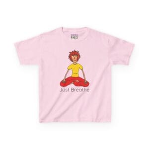 Just Breathe / Because I Said So – Children's Yoga Shirt for Calm, Humor, and Confidence - Image 8