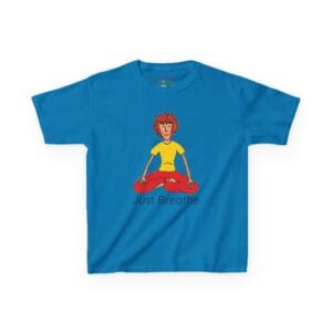 Just Breathe / Because I Said So – Children's Yoga Shirt for Calm, Humor, and Confidence - Image 6