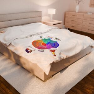 All the Feels Velveteen Plush Blanket for Kids - Cozy Emotional Support Throw - Image 4