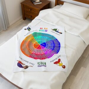 All the Feels Velveteen Plush Blanket for Kids - Cozy Emotional Support Throw - Image 3