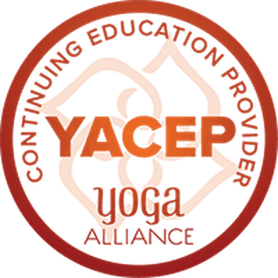 Yoga Alliance YACEP seal, Continuing Education Provider.